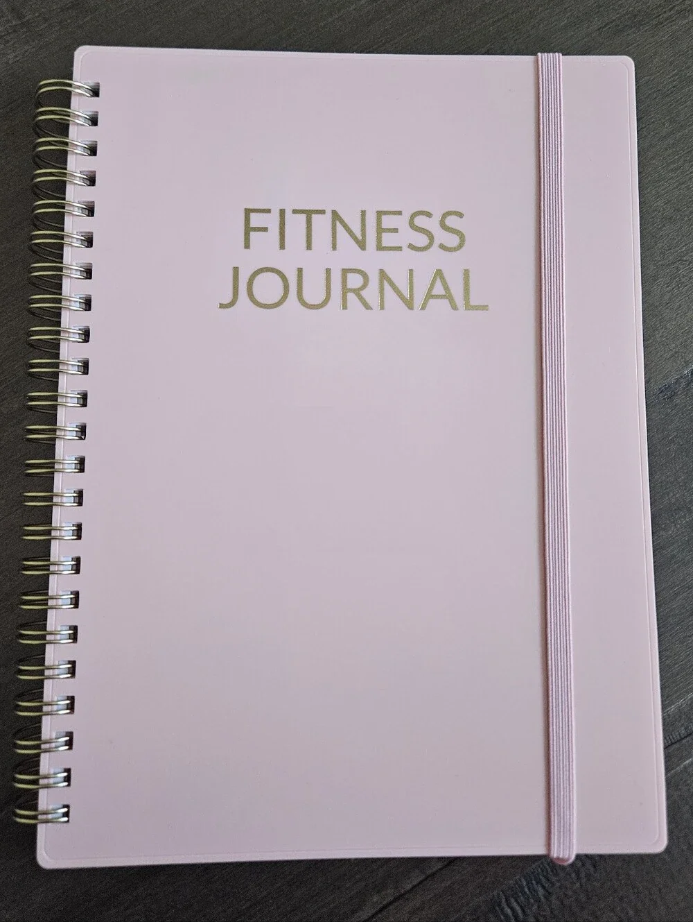 Sunee Fitness Journal/ Log Book in Pink New In Package